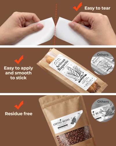 MUNBYN 2x5 Thermal Labels, 500 Sheets/1 Roll, White - Image 6