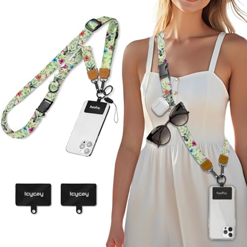 Icycay Phone Lanyard Crossbody Strap Neck Adjustable Teacher Women Birds by Icycay
