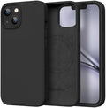 GolbinBox Magnetic for iPhone 15 Case, Silicone Cover, Black by GolbinBox