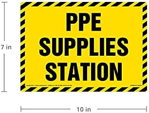 J. J. Keller PPE Supplies Station Sign, 10" x 7" - Image 3