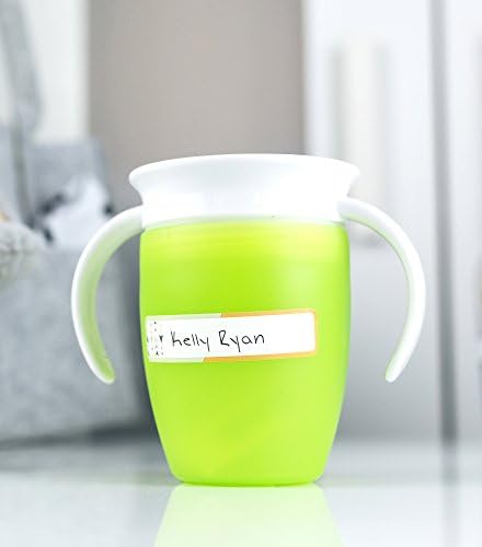 Bottle and Food Labels, Write-On, Freezer Safe, Self-Laminating, Waterproof Kids Name Labels for Baby Bottles, Sippy Cup for Daycare School, Dishwasher Safe (Playful Patterns) - Image 4