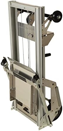 Vestil PALL-200 Aluminum Portable Load Lifter 32-7/16 in. x 12-1/8 in. x 44-15/16 in. 200 Lb. Capacity Silver - Image 4
