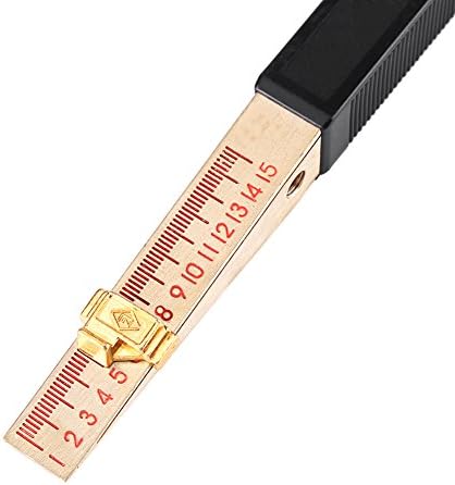 Hilitand 1Pc Wedge Shaped Vernier Feeler Inspection Flatness Measuring Tool for House Engineering (0.2mm) - Image 3