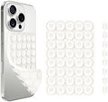 Giumel 1 Pack Silicone Suction Cup Phone Case Mount Double Sided, Phone Accessories Hands-Free Strong Grip Holder for Selfies and Videos, Silicon Phone Stand Sticky for iPhone and Android White by Giumel