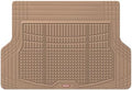 Motor Trend FlexTough Rear Cargo Mat – Heavy-Duty Trimmable Car Trunk Mat for Back of SUV, Universal Rear Cargo Liner for SUV, Flexible Trunk Liner, Automotive Floor Mats & Cargo Liners (Beige) by MotorTrend