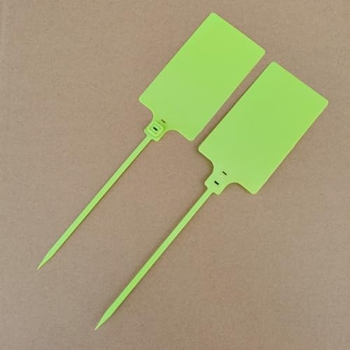 Plastic Seals Shipping Tags Logistics Use Big Sign Tie Large Label Tie, 255mm Total Length, Package of 100pcs (Fluorescent Green) - Image 6