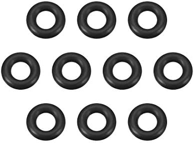 uxcell Nitrile Rubber O-Rings 11mm OD 5mm ID 3mm Width, Metric Sealing Gasket, Pack of 10 by uxcell