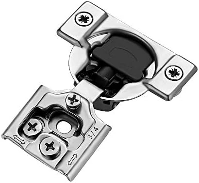 Soft Close Hinges for Kitchen Cabinet Hinges, 3/4 Inch Overlay, 30 Pack by Ravinte