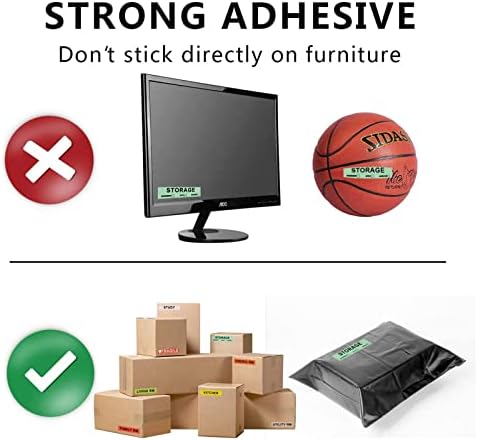 24-Roll 1440 PCS Moving Label for Box, 1×4.5 Color-Coded Sticker - Image 5