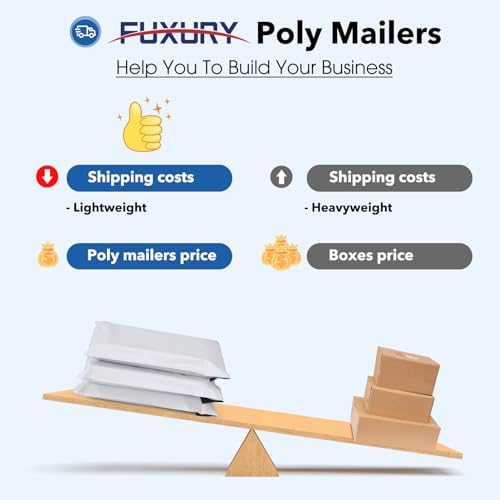 Fuxury 120000pcs 10x13" Poly Mailers Pallet,White Shipping Bags for Clothes - Image 6