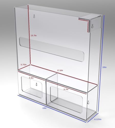 PPE Station -Gown, Mask, Glove (Wall Mount) - Image 4