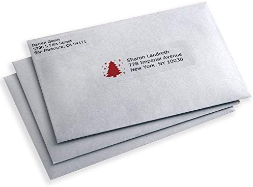 Avery Address Labels Clear 1" x 2-5/8" | Glossy | Sure Feed Technology | For Laser & Inkjet Printers | 300 Labels, Pack of 5 - Image 3