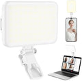 ALTSON 60 LED Portable Selfie Light Video Conference Lighting with Clip & Camera Tripod Adapter Rechargeable 2200mAh CRI 97+, 9 Light Modes for Phone iPhone Webcam Laptop Photo Makeup by ALTSON