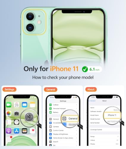 FNTCASE for iPhone 11 Phone Case, Fit for Magsafe, Full Camera Protection - Image 2