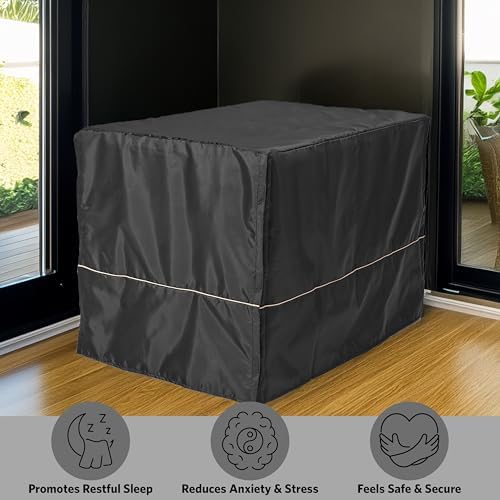MidWest Homes for Pets Double Door iCrate Starter Kit, 30-inch Dog Crate Bundle for Medium Breeds, Includes Cage, Pet Bed, 2 Bowls and Privacy Cover - Image 6