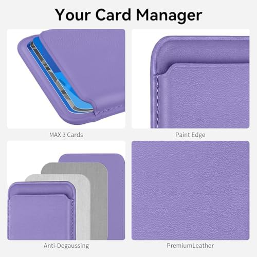 Magnetic Wallet Cell Phone Card Holder for Phone Case with Mag-Safe - Image 3