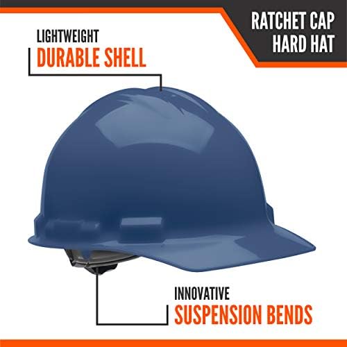 Malta Dynamics Hard Hat – Cap-Style Construction and Safety Hard Hats for Men and Women, 4 Pt. Hard Hat Suspension System, OSHA & ANSI Compliant, Made in the USA - Image 2
