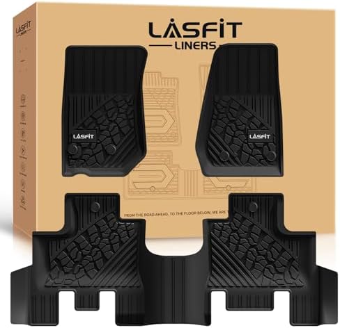 LASFIT Floor Mats for Jeep Wrangler JK 2014-2018 Unlimited 4 Doors by LASFIT