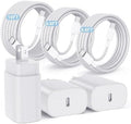 Hzevn 25W USB C Super Fast Charging Charger for Samsung Galaxy Phone, 3Pack Quick Charger Block with Braided Long USB C to C Cables (6/6/10ft) for Samsung Galaxy S25/S24/Plus/Ultra, Android/iPhone 17 by Hzevn