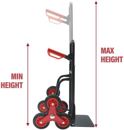 【LuckyNote】 Folding Stair Climbing Dolly, 330 Lb Capacity Manual Truck - Image 2