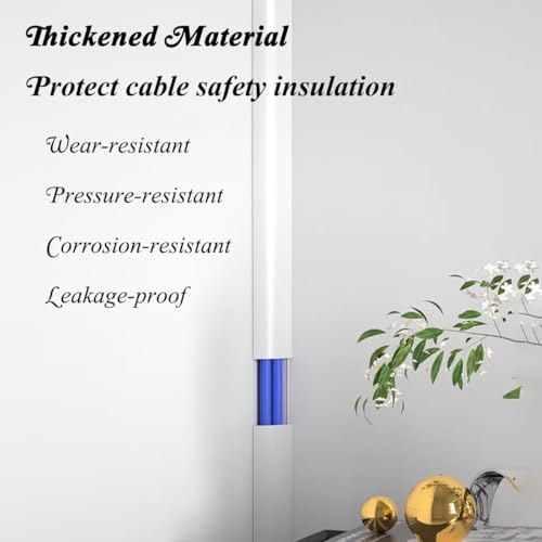 Self-Adhesive Corner Cord Cover, PVC Cable Floor Strip Protector - Image 4