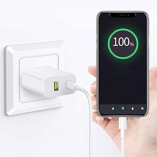 2 Pack USB C Charger Block, Dual Port Type C Wall Charger Charging Power Adapter Cube for iPhone 14/14 Pro/14 Pro Max/14 Plus/13/12/11, XS/XR/X, iPad, Samsung, More - Image 5