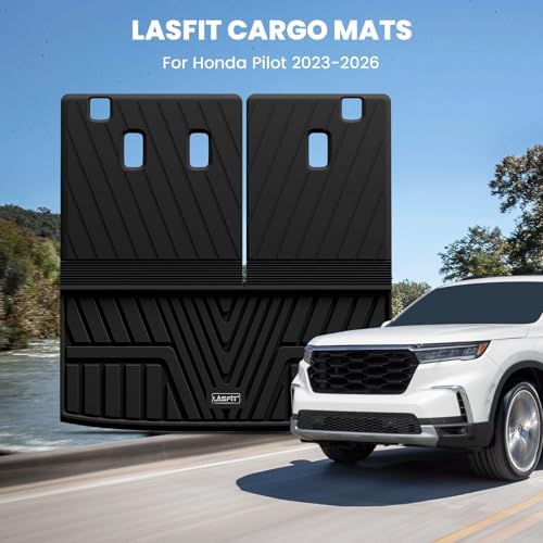 LASFIT All Weather Cargo Mats for Honda Pilot 2023-2026【Custom Fit】 - Image 5