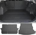 Cargo Liner Fit for Toyota RAV4 2019-2025 (Gas & Hybrid), TPE All Weather Trunk Mat with Seat Back Mats Custom Fit Cargo Mat Rear Seat Back Protectors Waterproof Cargo Area Protection by AOMSAZTO