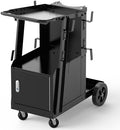 YESWELDER Welding Cart with Lockable Cabinet, Dual Cylinder Slots, 265 lb by YESWELDER