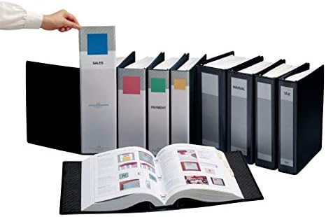 ProFolio by Itoya, SpringPost Binder - 5 Interchangeable Color-Coded Spines and 5 Tabbed Dividers , 4" Paper Capacity by Unknown