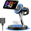 3 in 1 Mag-Safe Wireless Charger Stand for iPhone Apple Watch AirPods by Ouotoo