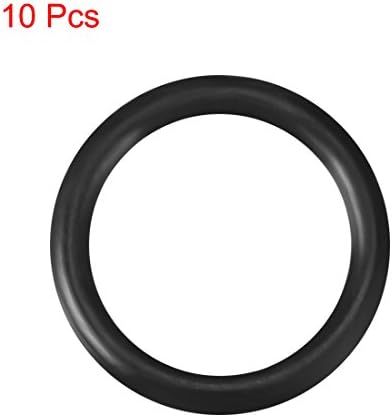 uxcell Nitrile Rubber O-Rings 16.8mm OD 13.2mm ID 1.8mm Width, Metric Sealing Gasket, Pack of 10 - Image 2