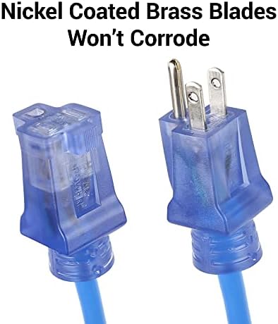 Clear Power 100 ft Extreme Cold Weather Outdoor Extension Cord 16/3 SJTW - Image 2