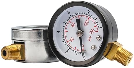 Filter Pressure Gauge Suitable for Water Pressure Testing Pneumatic sets 40mm Dials, 1/8" Thread, Stainless Steel - Image 6