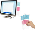 Computer Monitor Memo Board, 4-Pack, Sticky Note Holder Semi-Transparent by ClipStripCorp
