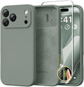 GolbinBox Magnetic for iPhone 18 Pro Case/17 Pro Case, Calke Green by GolbinBox