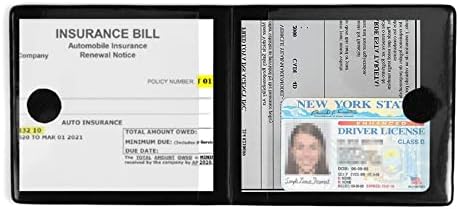 UYYE Car Registration and Insurance Card Holder, Vehicle Glove Box Car Organizer, Interior Car Accessories for Documents, Cards, License - 2 Pack - Image 4
