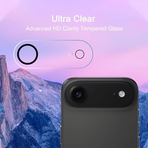 Ailun 3 Pack Camera Lens Protector for iPhone Air, Tempered Glass - Image 3