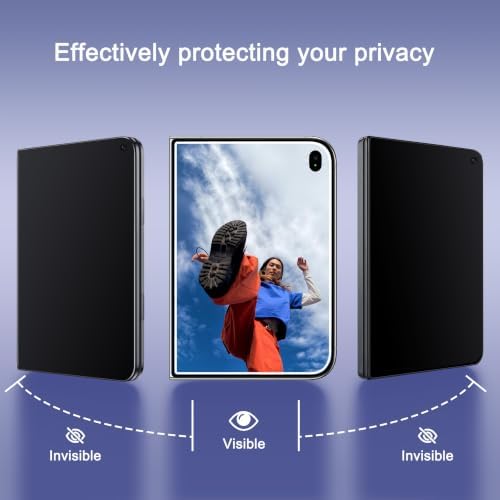 Ailun Privacy Outer Screen Protector+Camera Lens Protector for iPhone Duo - Image 2