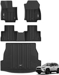 3W Floor Mats & Trunk Mat for Toyota RAV4 2019-2025 TPE Custom Fit Hybrid by 3W