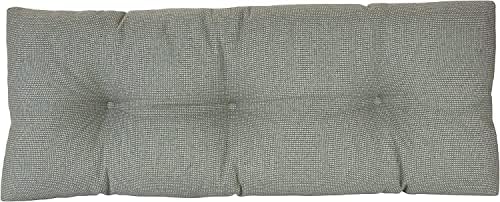 Klear Vu The Gripper Non-Slip Tufted Bench Cushion for Indoor Furniture, Assembled in USA, Entryway Storage, Bay Window, Corner Nook or Piano Seat, 43 Inches, Solid Spa by KlearVUHomeTextiles