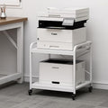 Fannova Large Printer Stand for Under Desk Storage, Adjustable Top Shelf by Fannova
