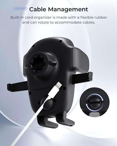 iOttie Easy One Touch Advanced Phone Mount for Tesla Model 3 and Model Y Screens - Universal Cell Phone Holder for iPhone, Google, Samsung, Moto, LG, and All Other Smartphones Black - Image 4