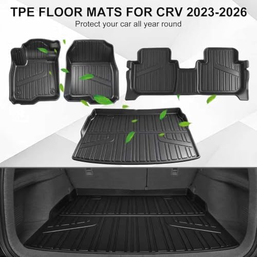 All-Weather Floor Mats & Cargo Liner for Honda CR-V 2023-2026 - Image 6
