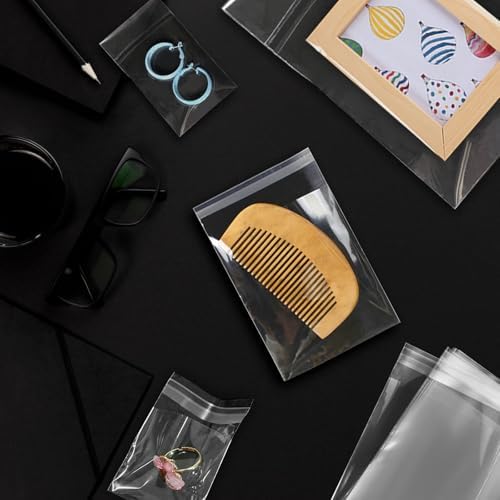 240Pcs 5x7 Inch Clear Self Sealing Cellophane Bags, 2 Mil Thick - Image 5