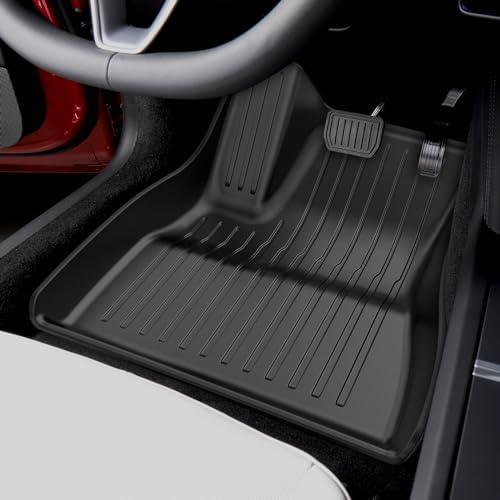 All-Weather TPE Floor Mats 6PCS -Compatible with 2024-2026 Model 3 Highland, Full Coverage Cargo Liner & Frunk Mat Heavy-Duty Anti-Slip Interior Accessories - Image 5