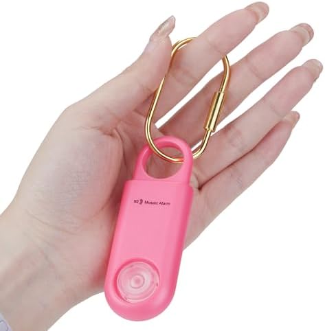 130db Personal Safety Alarm with Ultra Bright Strobe Light. Hot Pink - Image 2