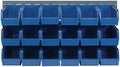 Quantum Storage Systems QLP-3619-230-18BL Gray Louvered Panels Complete Package with Bins, 36" L X 19" H, Blue by QuantumStorageSystems