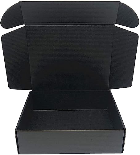Black Shipping Boxes 14.5 x 10.6 x 2.7 Inch Cardboard Storage Box 10 Pack - Image 5