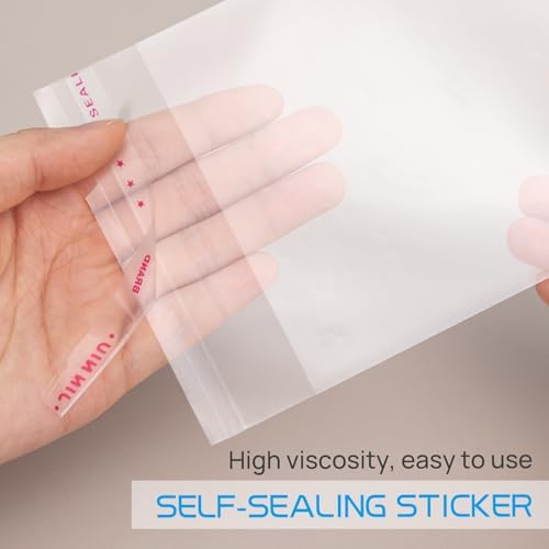 240Pcs 4 x 4 Inch Clear Self Sealing Cellophane Bags, 2 Mil - Image 3